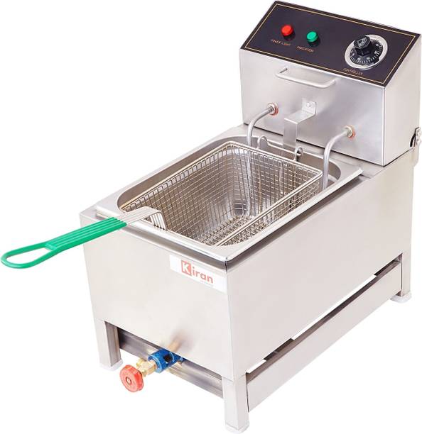 kiran 8 Liter Deep Fryer- Electric & Gas - 8 L Electric Deep Fryer