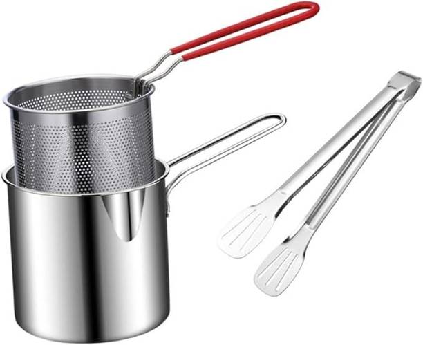 DHYANI ART Store Food Strainer Colander Multifunctional Fryer Basket Steel Deep Fryer 1.2 L Electric Deep Fryer
