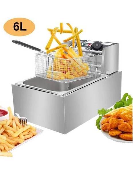 RATTU ELECTRIC FRYER 6 Ltr. (HEF 6L) 6 L Electric Deep Fryer