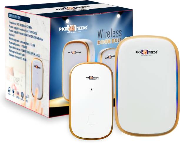 Daily Needs Shop Wireless Door Bell With 38 Ringtone For Home, Offices Remote Control, 200M Range Wireless Door Chime