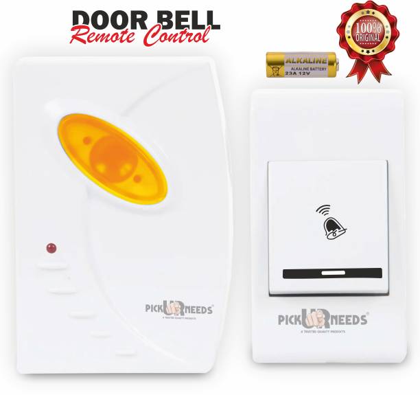 Make Ur Wish Wireless Remote Door Bell For Home, Offices With Adjustable Ringtones Wireless Door Chime