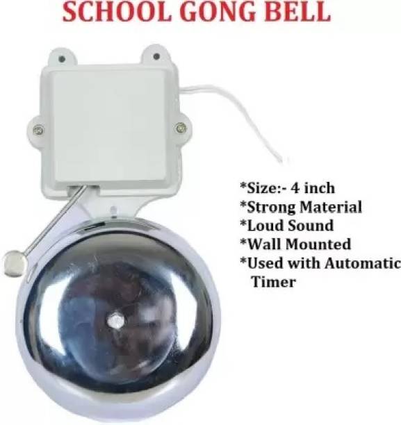 Mossel Automatic Industrial gong Bell High Sound 4 Inch Wired Door Chime