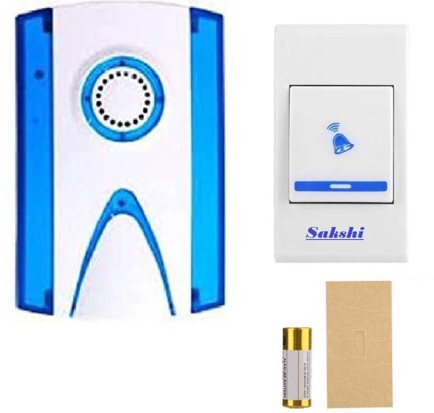 VSA Sakshi Wireless Calling Remote Door Bell for Home Shop Office Multi Design Wireless Door Chime
