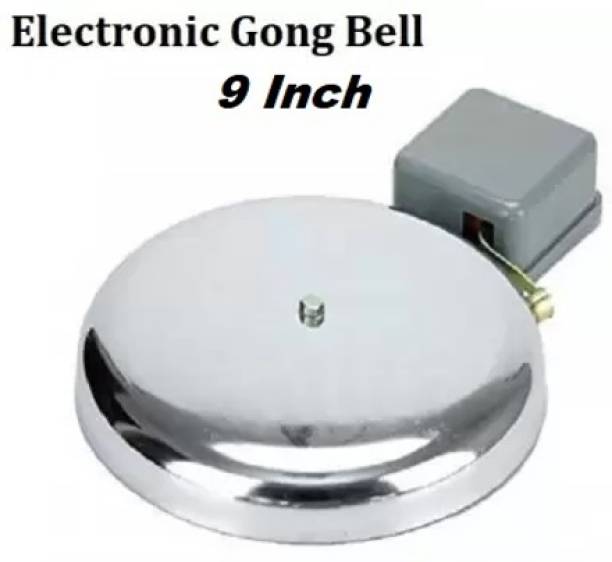 Mossel Gong Bell 9 inch for Schools, Colleges, Factories, Industries, Warehouses. Wired Door Chime