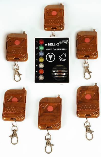 eVIGIL e SMART BELL-2 MULTI CALLER BELL Wireless Door Chime