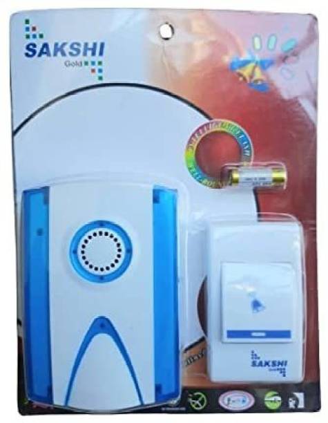 VSA Sakshi Wireless Cordless Calling Remote Door Bell for Home/Office Wireless Door Chime