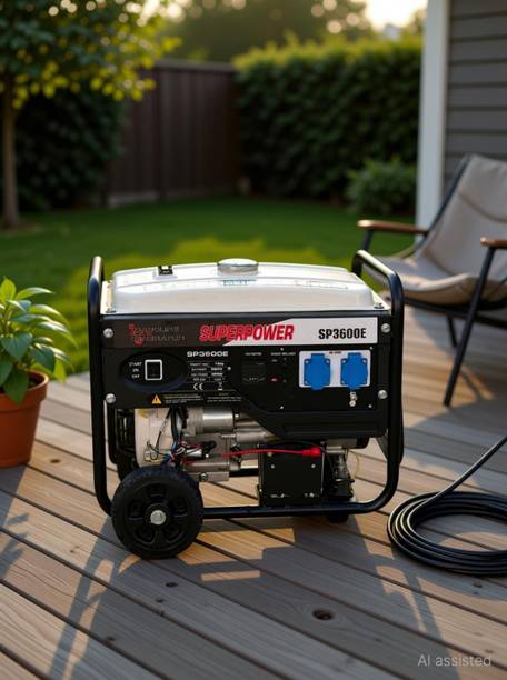 GSCPT ELECTRIC START 3 KVA PETROL GENERATOR SINGLE PHASE 170FE ENGINE 3000 W 0 Electric Generator