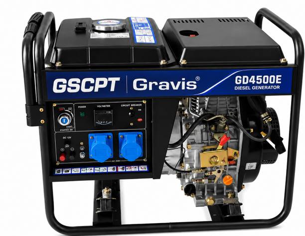 GSCPT Gravis DIESEL SELF START 296cc 6HP 3KVA GENERATOR 1.5L/HR 2700 W 0 Electric Generator