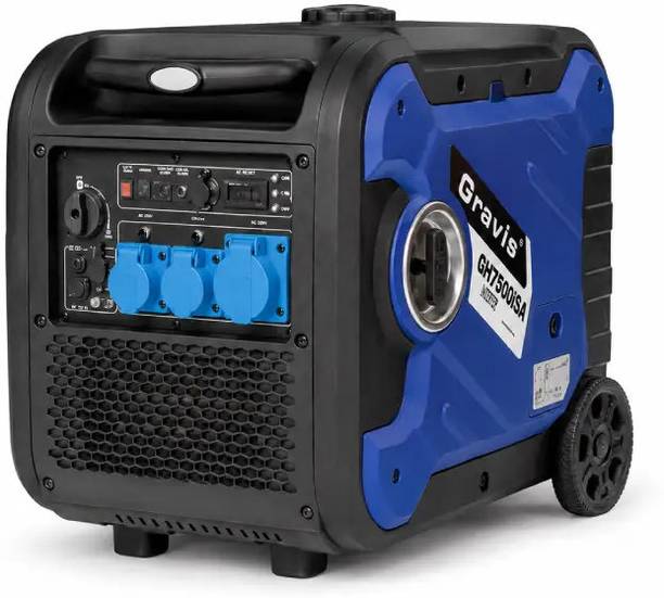 GSCPT GRAVIS PETROL SILENT GENERATOR 6.5KVA 6499 W 0 Electric Generator