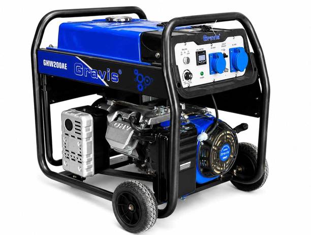 GSCPT GRAVIS 200AMP 5KVA PETROL GENERATOR WELDING 1.5L/HR support upto 8no.welding rod 4500 W -1 Electric Generator