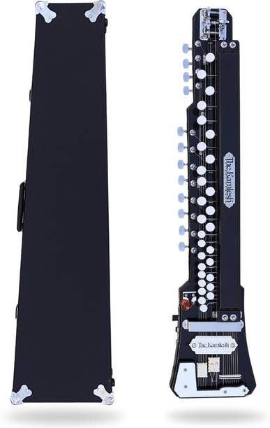 The Kamlesh Indian Banjo (Bulbul Tarang) with Protective Box - 29 Keys Solid Body Electric Guitar