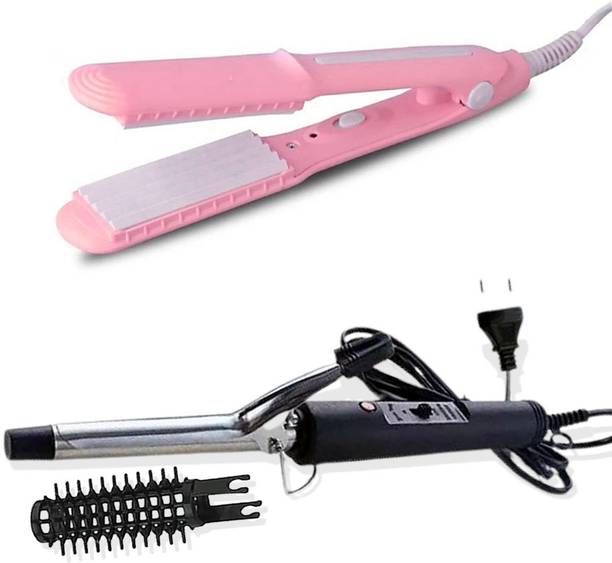 CURLEX Women Hair Curler and Hair Crimper Machines | Hair Styler Machines Electric Hair Curler