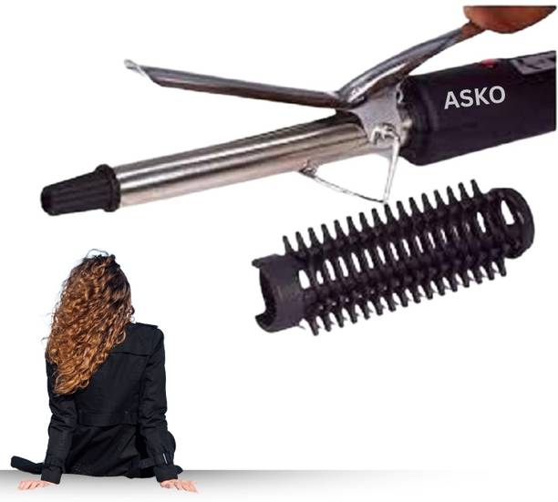 ASKO Hair Curler 471B | Quick Styling | 360° Swivel Cord | Easy Grip Electric Hair Curler
