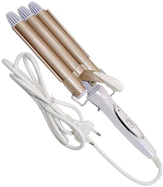 WILCOON New salon curling triple 3 barrel styler styling powerful hair curler Electric Hair Curler