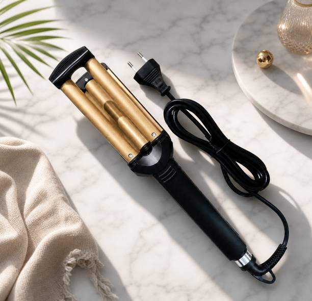 SDMS 2022 Triple Barrel Hair Waver, Hair Crimper & Curling Iron for Women Electric Hair Curler