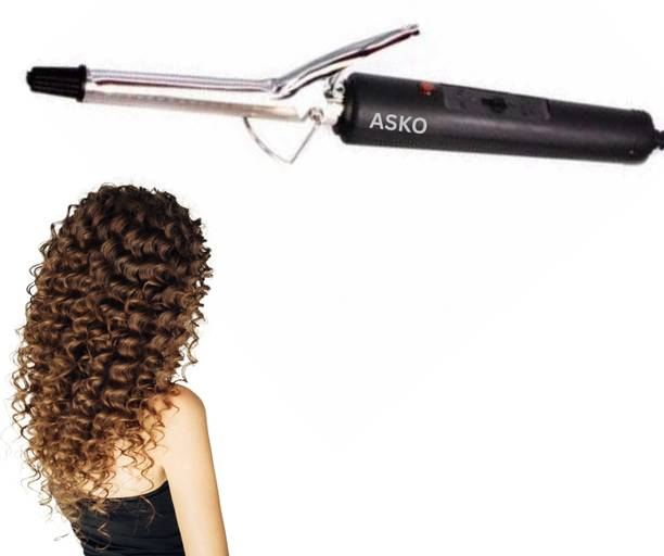 ASKO 471B Curling Iron | Instant Heating | Ceramic Smooth Finish Electric Hair Curler