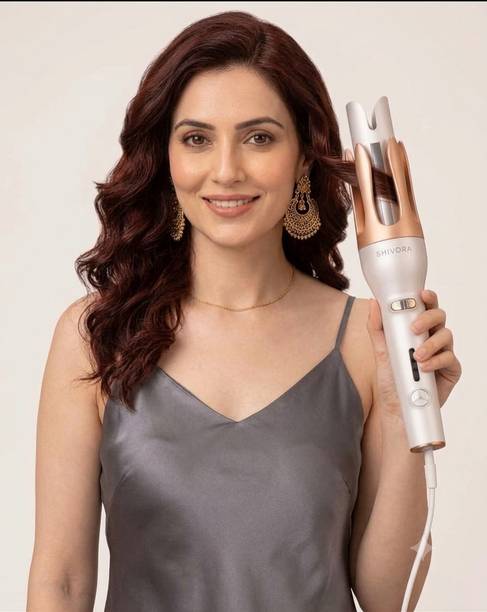 shivora Women Hair Curler 160-215°C Ceramic Fast Heat Electric Curler Salon Waves Tool Electric Hair Curler