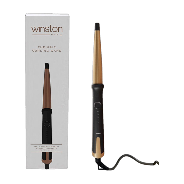 Winston Hair Curling Wand for Women with Ceramic Coating Plates Electric Hair Curler