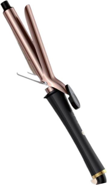 GLOWISH PROFESSIONAL 30 SEC FAST READY DIGITAL TEMP. CONTROL CERAMIC HAIR CURLING WAND Electric Hair Curler