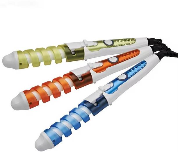 Euclid Portable Hair Salon Spiral Curl Ceramic Curling Iron Electric Hair Curler