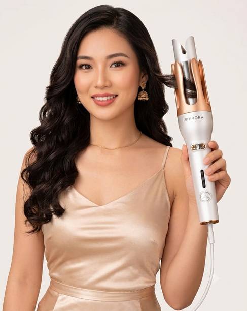 shivora Women Hair Curler 160-215°C Adjustable Electric Curling Iron Salon Curls Tool Electric Hair Curler