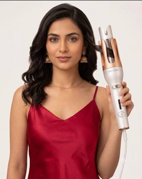 shivora Women Hair Curler 160-215°C Ceramic Electric Curler Fast Heat Salon Waves Tool Electric Hair Curler