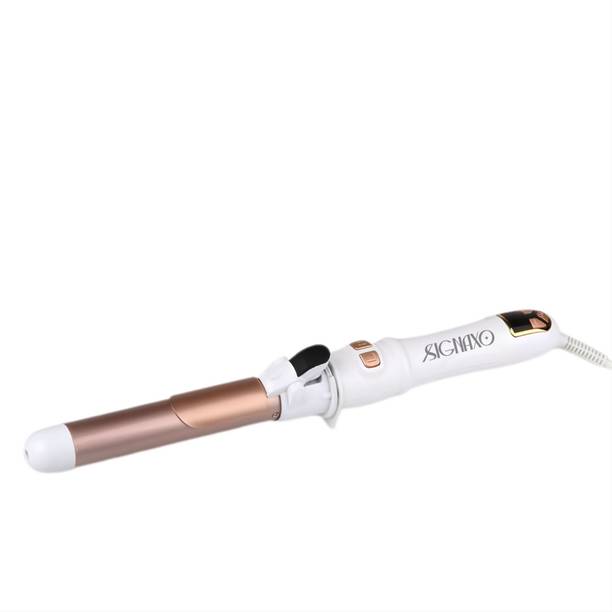 Signaxo Twirl Automatic Rotating Hair Curling Iron with Creamic coated plates Electric Hair Curler