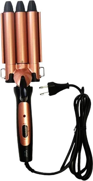 WILCOON Professional heavy duty styling 3 barrel 60C - 210C hair curler Electric Hair Curler