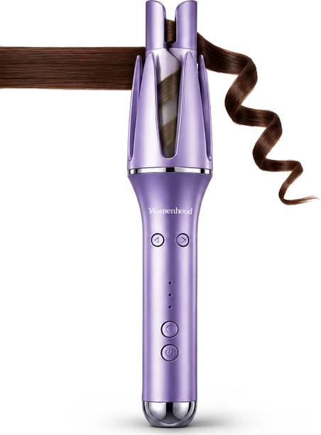 WOMENHOOD Automatic Hair Curler for Women, Anti-Scald, Ceramic Barrel, 3 Heat Settings Electric Hair Curler