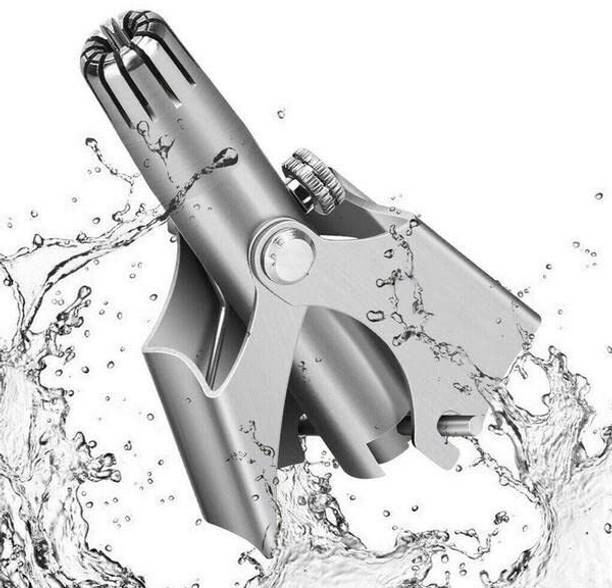 Dhupgarh Manual Nose Ear Hair Trimmer Portable Stainless Steel Nose Hair Remover Trimmer 10 min  Runtime 0 Length Settings