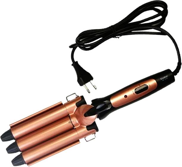 WILCOON Best professional triple barrel ceramic hair electric hair curler Electric Hair Curler