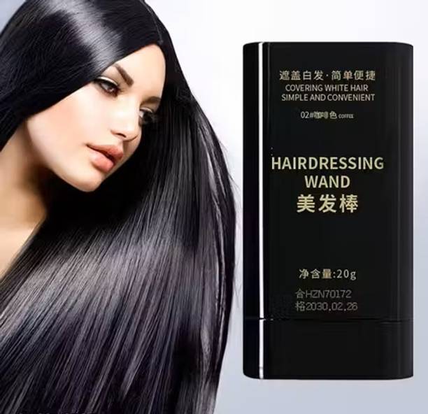 HINDSTAR 2 IN 1-Hair-Color-Stick-Safe-And-Convenient- Hair-Dye-Comb- (PACK OF 1) Electric Hair Curler
