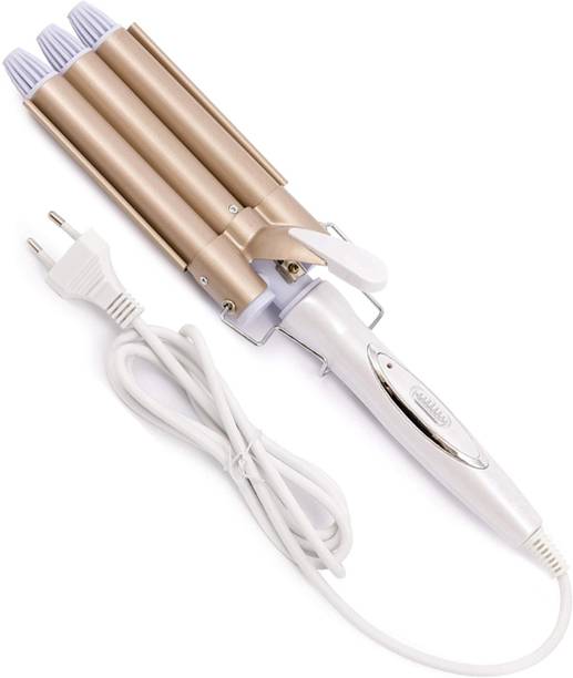 Crostal Triple Barrel Hair Curling Iron Ceramic Curler for Women Electric Hair Curler