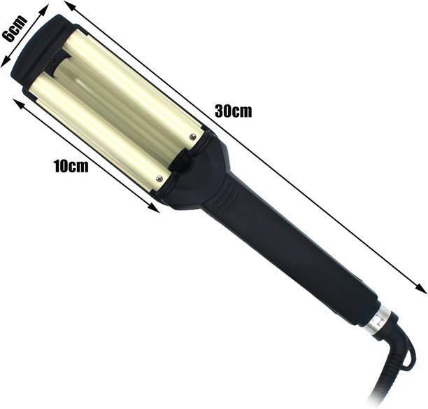 QGS Ceramic B5 Anti-scald Curling Iron Anti-Static Hair Styling Tool 45W Tangle-Free Electric Hair Curler