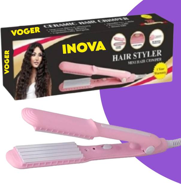 VOGER (INOVA) AT-8006D Mini Hair Crimper With 4 X Protection Coating A01 Electric Hair Styler