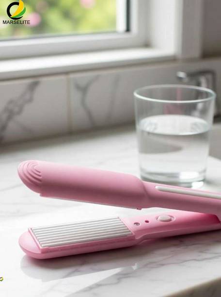 MARSELITE Mini Hair Crimper with Smooth Plates Electric Hair Styler