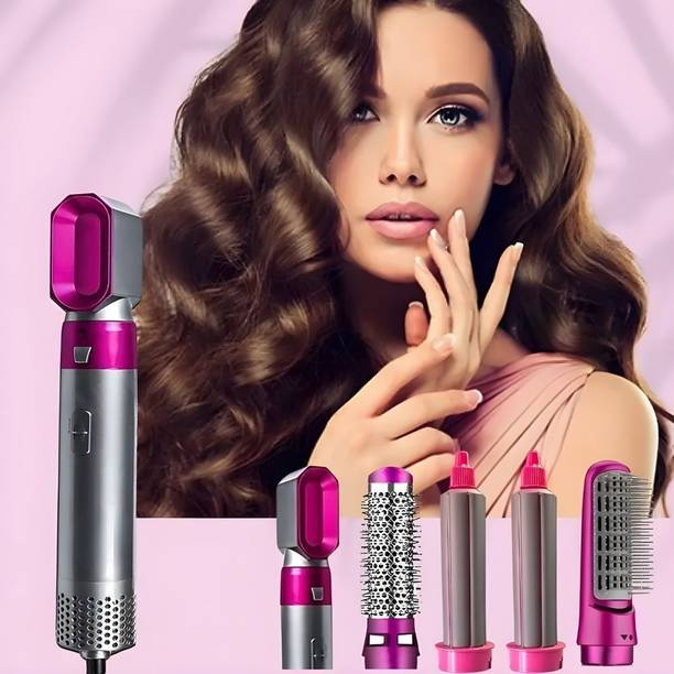 GLOWMART 5 in 1 Hair Styler For Women Multifunctional Styling Tool With 5 Attachments Hair Dryer