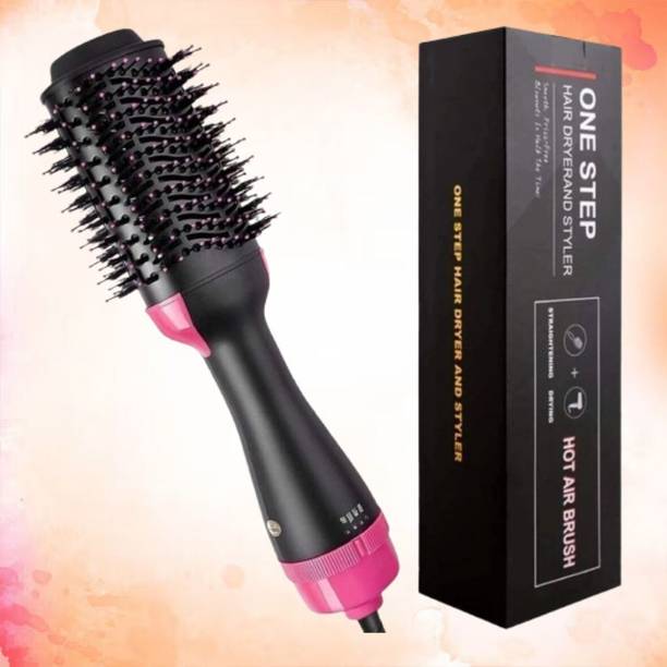 RAVYAENTERPRISES Hair Straightening and Curling Dryer Brush for Daily Use Electric Hair Styler