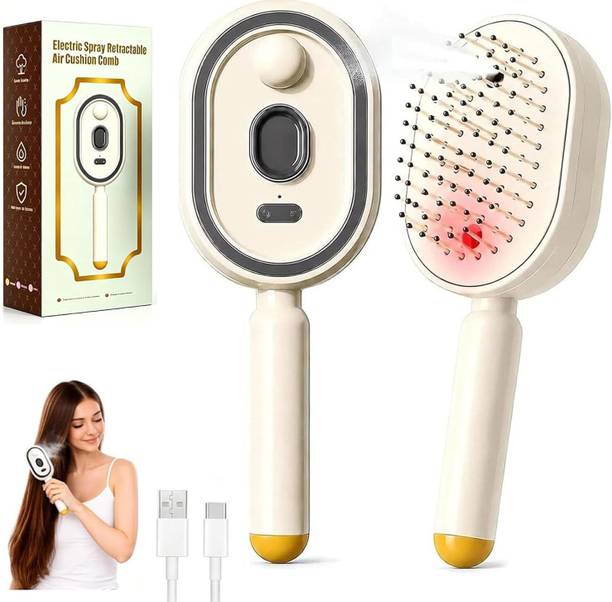 MISHTINCREATION Golden Oval Detangler Brush,type c charging Electric Hair Styler