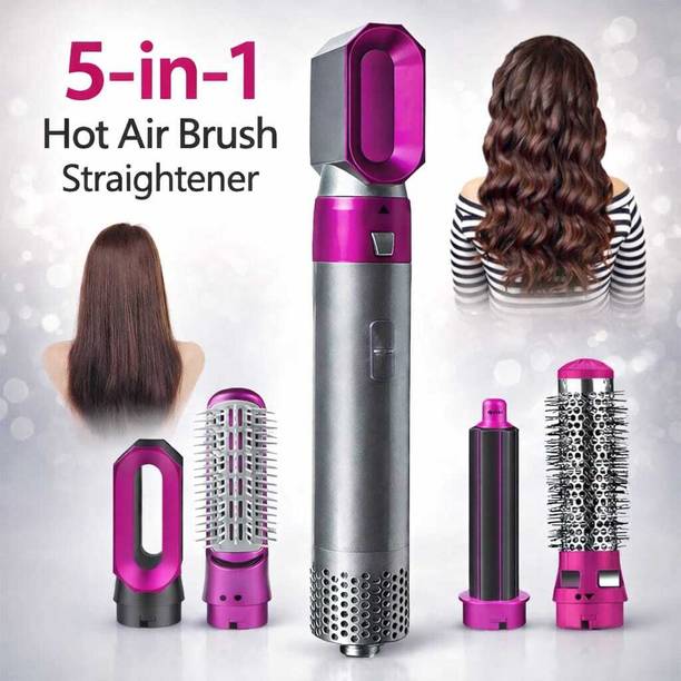 unique buy Hot Air Brush Hair Styling Tool for Straightening Curling Drying Combing Tool Electric Hair Styler