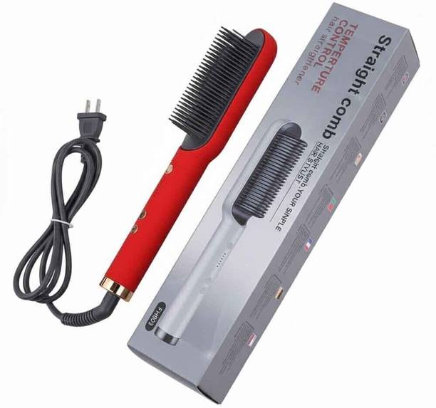 Frinzoo Smooth Finish Hair Straightener Comb with Even Heating Electric Hair Styler