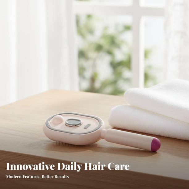 MISHTINCREATION Golden Oval Detangler Brush - Friendly Detangling Brush Ultra-Soft Tipped Nylon Electric Hair Styler