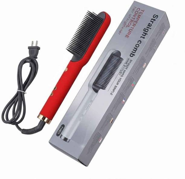 Frinzoo Professional Grade Hair Straightener Brush for Home Styling Electric Hair Styler