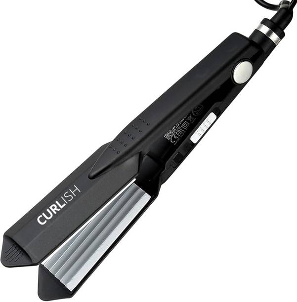 CURLISH Professional Hair Crimper With 4X Protection White Neo Tress Women Electric Hair Styler