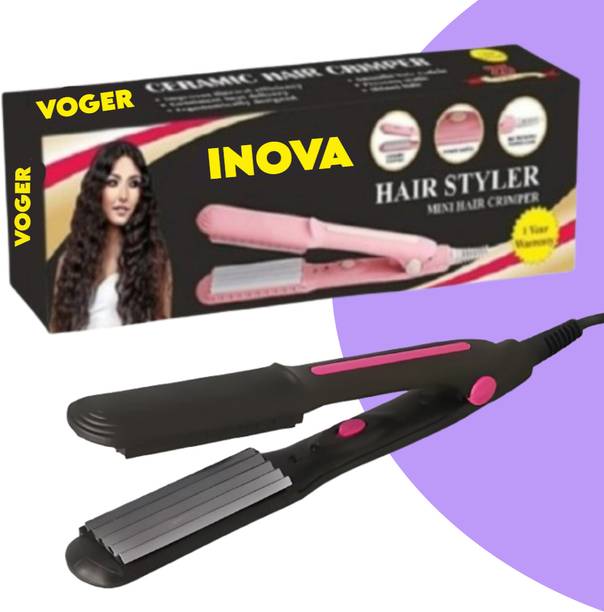 VOGER (INOVA) AT-8006D Mini Hair Crimper With 4 X Protection Coating A16 Electric Hair Styler