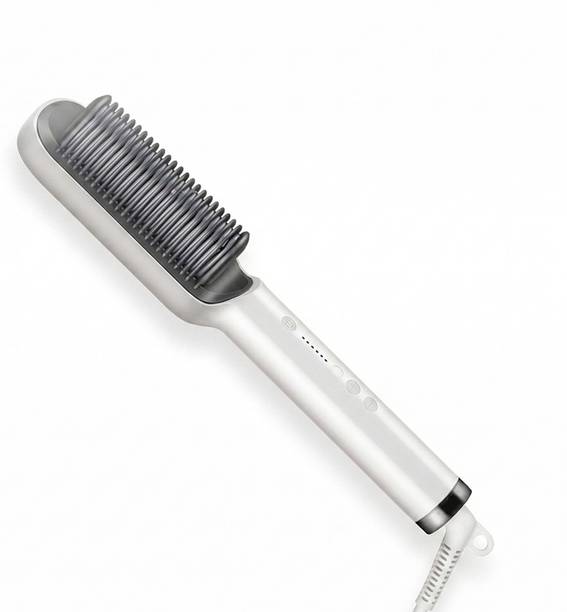 Vibrona Hair Styling Straightener Brush with Lightweight Body and Quick Heat Up Electric Hair Styler