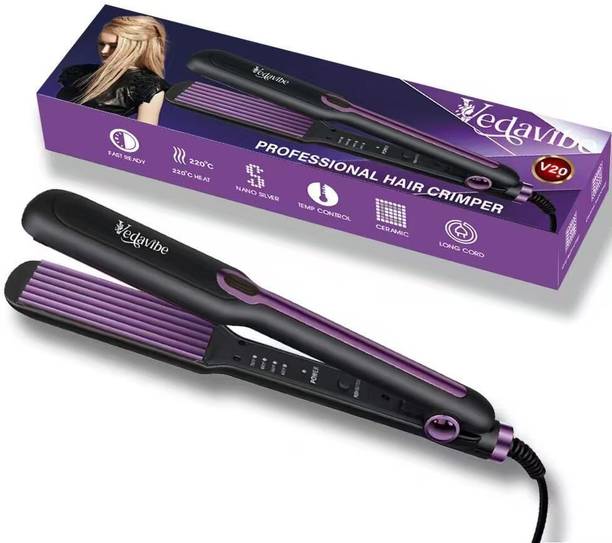 VEDAVIBE Professional Hair Crimper With 4X Protection Coating Neo Tress Women Electric Hair Styler