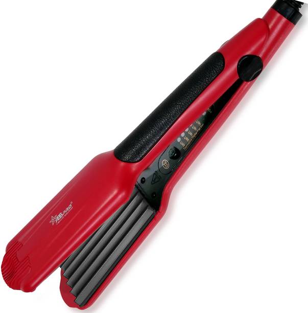PROFESSIONAL FEEL Hair Saloon 4 X Protection Coating Electric Hair Crimper & Straightener, Curler Electric Hair Styler