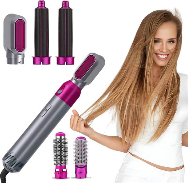 SmartTech Latest 5-in-1 Hot Air Styler Hair Dryer Comb – Multifunctional Styling Tool Electric Hair Styler