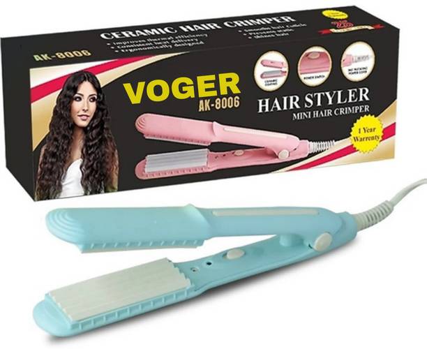 VOGER KM-8006D Mini Hair Crimper With 4 X Protection Coating Electric Electric Hair Styler